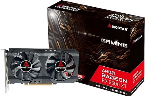 Biostar RX 6500 XT VA65X6RA46 64 Bit GDDR6 4 GB Ekran Kartı
