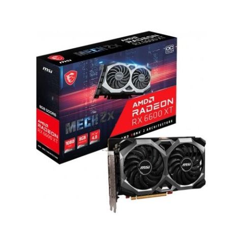 MSI RX 6600 XT Mech 2X 8G OC 128 Bit GDDR6 8 GB Ekran Kartı