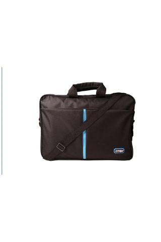 İTEK Laptop Notebook El Çantası Siyah Ve Mavi 15.6 Unisex