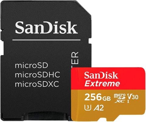 SanDisk Extreme microSDXC UHS-I Card- 256GB
