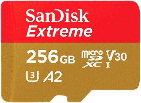 SanDisk Extreme microSDXC UHS-I Card- 256GB