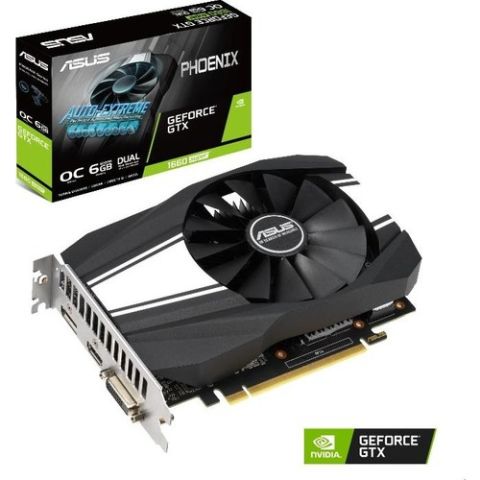 Asus GTX 1660 Super Phoenix PH-GTX1660S-O6G 192 Bit GDDR6 6 GB Ekran Kartı