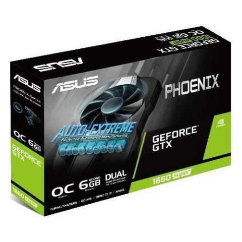Asus GTX 1660 Super Phoenix PH-GTX1660S-O6G 192 Bit GDDR6 6 GB Ekran Kartı