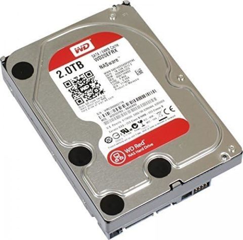 Western Digital 3.5'' 2 TB Red NAS WD20EFRX SATA 3.0 5400 RPM Hard Disk