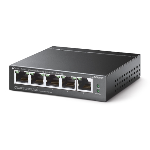 TP-Link TL-SF1005P 4 Port 10/100/1000 Mbps Gigabit Switch