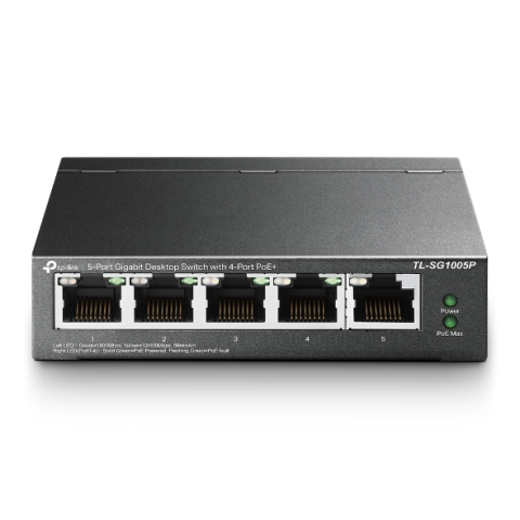 TP-Link TL-SG1005P 4 Port 10/100/1000 Mbps Gigabit Switch