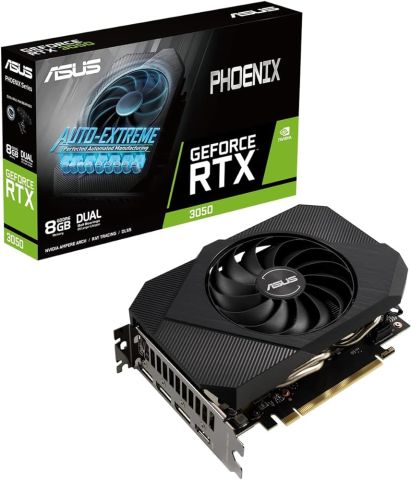 Asus RTX 3050 Phoenix PH-RTX3050-8G 128 Bit GDDR6 8 GB Ekran Kartı