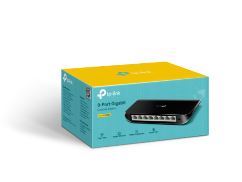 TP-Link TL-SG1008D 8 Port 10/100/1000 Mbps Gigabit Switch