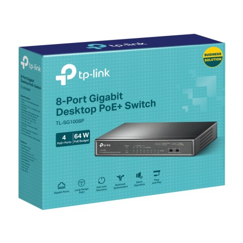 TP-Link TL-SG1008P 8 Port 10/100/1000 Mbps Gigabit Switch