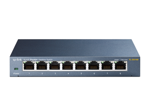 TP-Link TL-SG108 8 Port 10/100/1000 Mbps Gigabit Switch