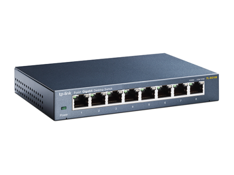 TP-Link TL-SG108 8 Port 10/100/1000 Mbps Gigabit Switch