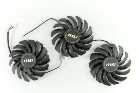 MSI GeForce RTX3080 3080Ti RTX3060 3060 3060 Ti RTX 3070 3080 3090 Gaming X Trio Yedek Fanı için PLD09210S12HH DC12V 0.40A 4Pin