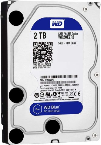 WD Blue 3,5'' 2TB 256MB SATA III 5Gb/s 5400 RPM