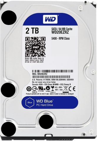 WD Blue 3,5'' 2TB 256MB SATA III 5Gb/s 5400 RPM