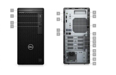 Dell OptiPlex 3090MT N011O3090MTAC_W i5-10505 8 GB 256 GB SSD UHD Graphics 630 Masaüstü Bilgisayar