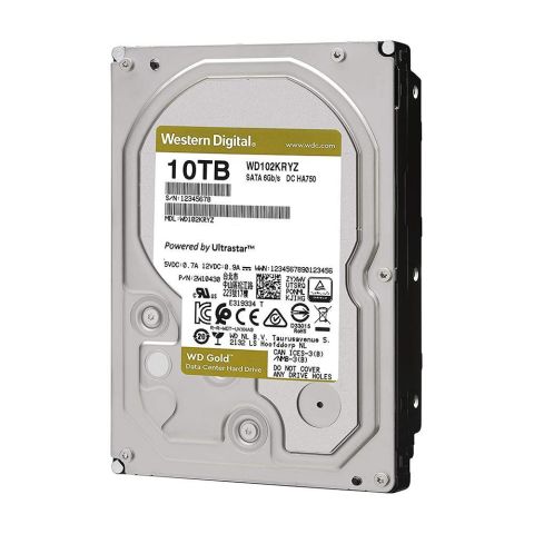 WD Gold 3.5'' 10TB 256MB SATA III 6Gb/s 7200 RPM