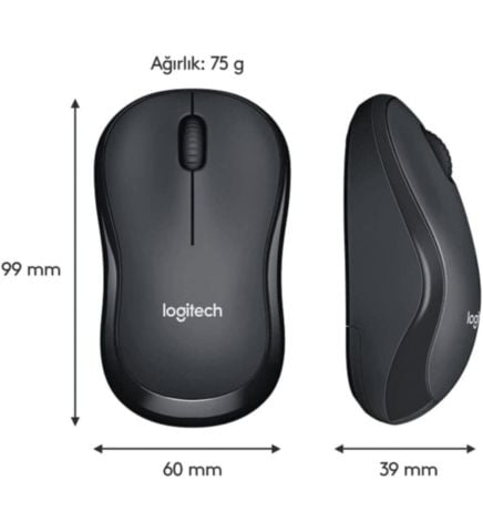 Logitech M221 Sessiz Optik Kablosuz Mouse