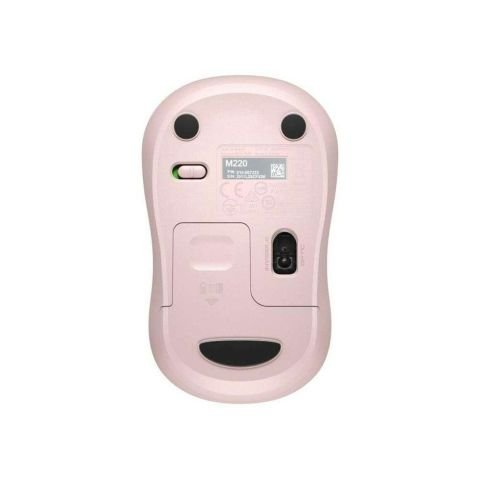 Logitech M221 Pembe Silent Wireless Optik Mouse