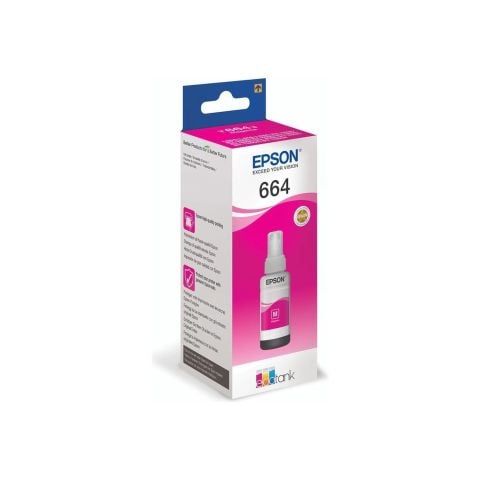 Epson 664 Kırmızı Orijinal 70ML Mürekkep