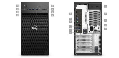 Dell Precision 3650_W-1390-2 W-1390 16 GB 1 TB + 256 GB SSD RTX4000 Sunucu