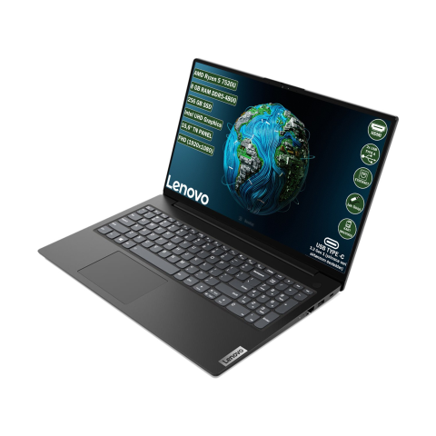 Lenovo V15 G4 AMN 82YU00Q6TX Ryzen 5 7520U 8 GB 256 GB SSD Radeon 610M 15.6'' Full HD Notebook
