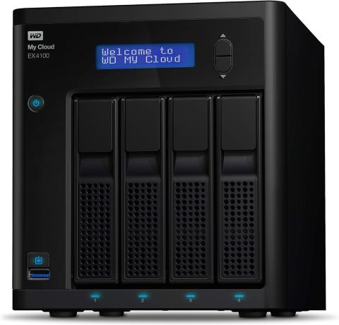 Western Digital My Cloud EX4100 16 TB WDBWZE0160KBK NAS Depolama Ünitesi