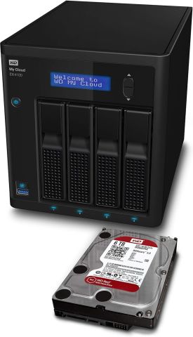 Western Digital My Cloud EX4100 8 TB EMEA WDBWZE0080KBK NAS Depolama Ünitesi