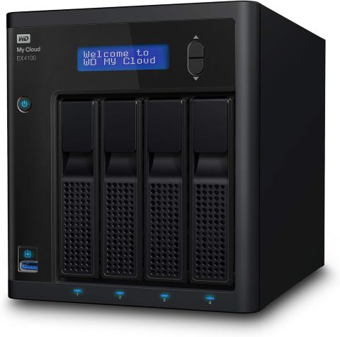 Western Digital My Cloud EX4100 8 TB EMEA WDBWZE0080KBK NAS Depolama Ünitesi