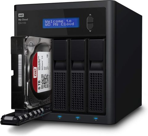 Western Digital My Cloud EX4100 8 TB EMEA WDBWZE0080KBK NAS Depolama Ünitesi