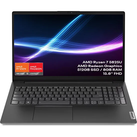 Lenovo V15 G3 ABA 82TV004LTX Ryzen 7 5825U 8 GB 512 GB SSD Radeon Graphics 15.6'' Full HD Notebook