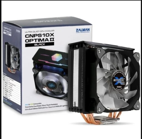 Zalman CNPS10X OptimaII Spec. RGB 12cm CPU F.Siyah