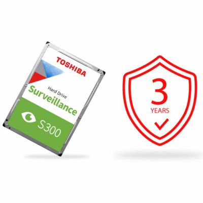 Toshiba S300 HDWV110UZSVA SATA 5700 RPM 3.5'' 1 TB Harddisk