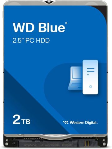 Western Digital 2.5'' 2 TB Blue WD20SPZX SATA 3.0 5400 RPM Hard Disk