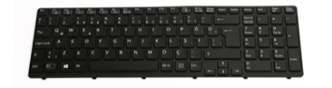 Sony Vaio SVE15 LineOn Çerçeveli Klavye Siyah Işıklı