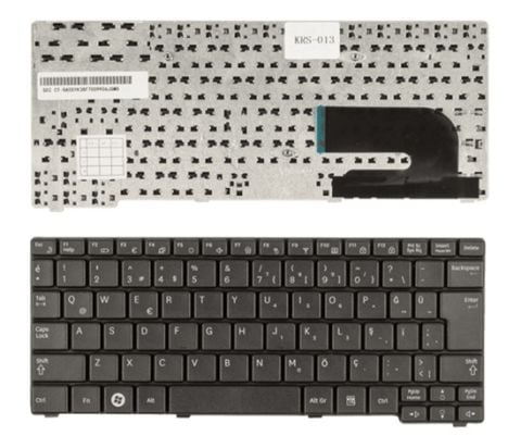 Samsung İle Uyumlu Np-N150-Jp05tr, Np-N150-Jp06tr, Np-N150-Jp07tr Notebook Klavye Siyah Tr