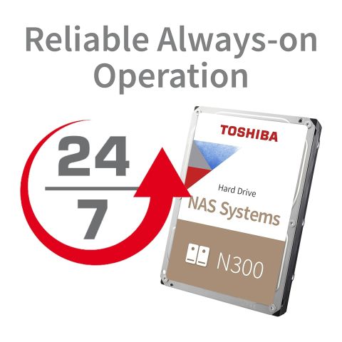 Toshiba 4 TB N300 HDWG440UZSVA 3.5'' 7200 Rpm SATA 3.0 Sunucu Sabit Disk