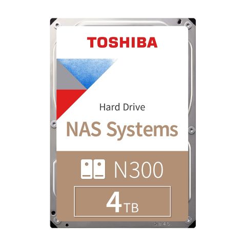 TOSHIBA N300 4TB 7200RPM SATA3 128MB 724 1-8 Yuvalı Nas için