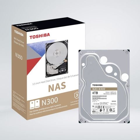 Toshiba 4 TB N300 HDWG440UZSVA 3.5'' 7200 Rpm SATA 3.0 Sunucu Sabit Disk