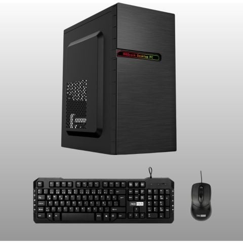 Redrock P56504R24S İ5-650 4gb 256 GB SSD O/b VGA Freedos Pc 26322 - Siyah
