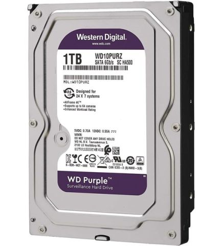 Western Digital Purple WD11PURZ SATA 3.0 5400 RPM 3.5'' 1 TB Harddisk