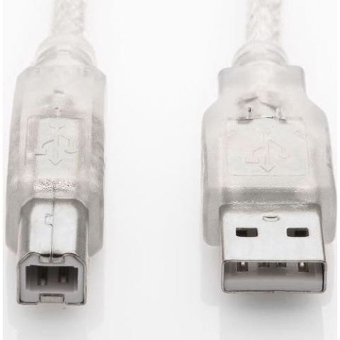 S-link SL-U2003 Usb2.0 3m Şeffaf Yazıcı Kablo