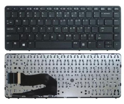 Hp EliteBook 740 G1, 740 G2, 745 G1, 745 G2, 750 G1, 750 G2, siyah / ışıklı klavye