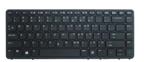 Hp EliteBook 740 G1, 740 G2, 745 G1, 745 G2, 750 G1, 750 G2, siyah / ışıklı klavye