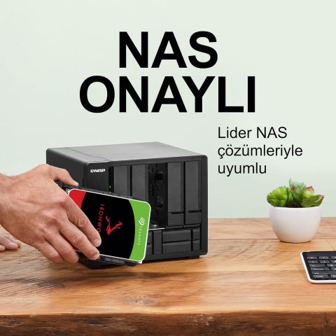 Seagate 8TB IronWolf Sata 3.0 7200RPM 256MB 3.5' Dahili NAS Diski