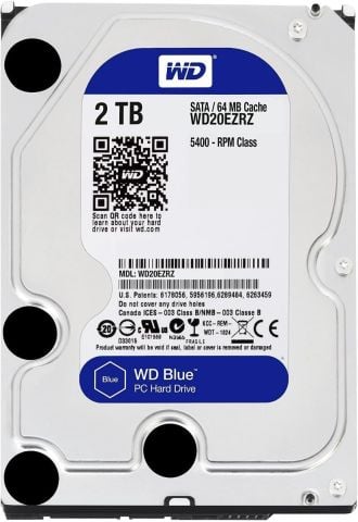 Western Digital Blue WD20EZRZ SATA 3.0 5400 RPM 3.5'' 2 TB Harddisk