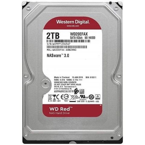 Western Digital Red Plus WD20EFPX SATA 3.0 5400 RPM 3.5'' 2 TB Harddisk