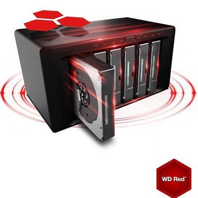 Western Digital Red WD40EFRX SATA 3.0 5400 RPM 3.5'' 4 TB Harddisk