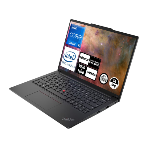 Lenovo Thinkpad E14 Gen 5 I7-13700H 32GB 1tb SSD 14'' Wuxga Freedos Taşınabilir Bilgisayar 21JLS20KTX004