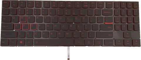 Lenovo Legion Y520, Y520-15IKB, Y720, Y720-15IKB, Y520-15IKBN, R720, R720-15IKB, 80WK, 80VR Klavye siyah