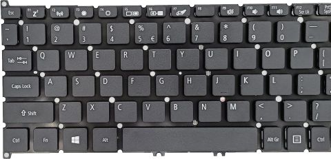 Acer Aspire 5 A515-43 A515-52 A515-53 siyah klavye